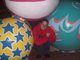 hehe... me under large balls... hehe.. 