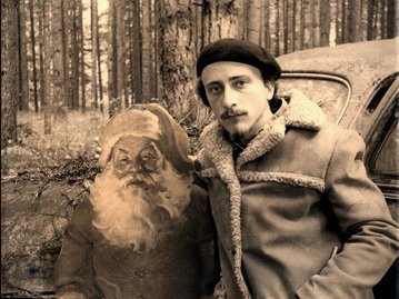with Santa.