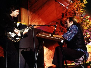 Jamie Janover & Bela Fleck at the Telluride Bluegrass festival