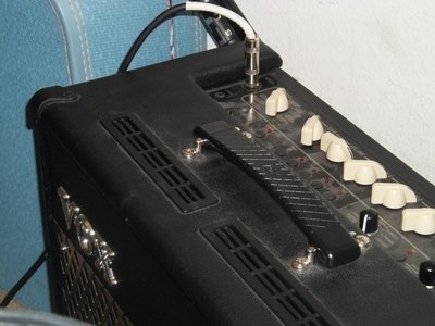 The VOX VT-30 used by Michael Cruz during practice and performances.