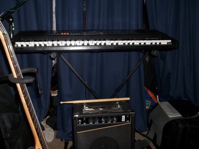 The Casio Keyboard used for a variety of different sounds and instrument sounds.