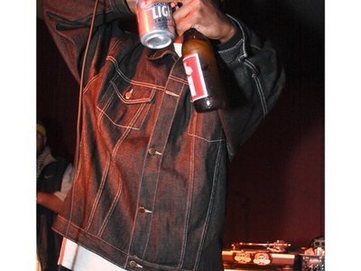 Hidin' Behind The Face Of The Beer! Lol