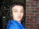 With my Hair slick back