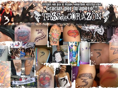 Lo que hace la gente por Tr3sdeCoraZón!!!