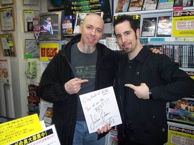 Charlie Zeleny & Jordan Rudess - Store Signing - Osaka Japan