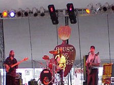 On stage at The IL State Fair with Oysters Rockefeller