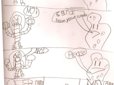 RUMBLEFUNNIES by Catboy "Can I have your lunch?"