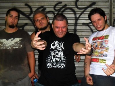 Death After Death (aka d.a.d.) 2012 line up: Fryer (dr), J Ripper (gt), Stressor (v) & Eerie Jones (