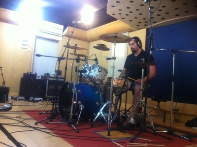 Recording session with producer Beto Montrezol