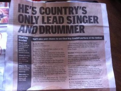 Newspaper Ad from Cheyenne Wyoming
