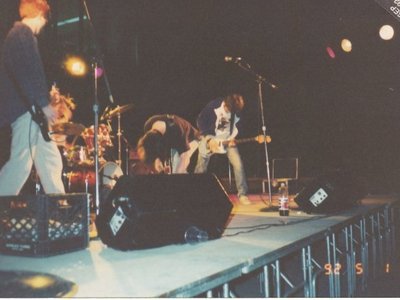 The Feldmans playing Framingham State College. I am playing my '65 Fender Mustang in this song