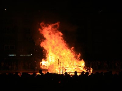 after the shosw we usually burn our equipment