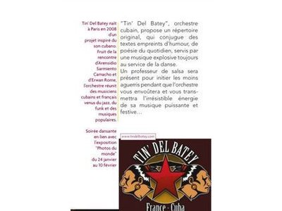 Tin' Del Batey Ã  Paray-Vieille-Poste