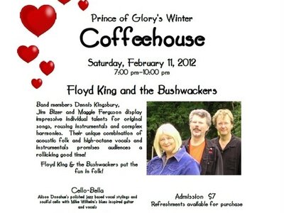 Poster for Prince of Glory Winter Coffeehouse