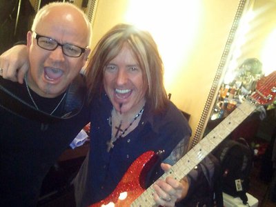 Joey & Blando backstage in Dallas