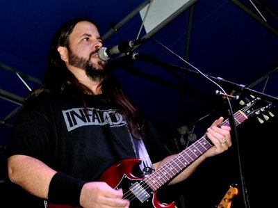 Casey D on rhythm guitar and vocals