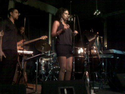 Julliette and Foreplay at Sweet Lorraine's Jazz Club on Oct. 29, 2008