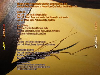 CD Back - Credits