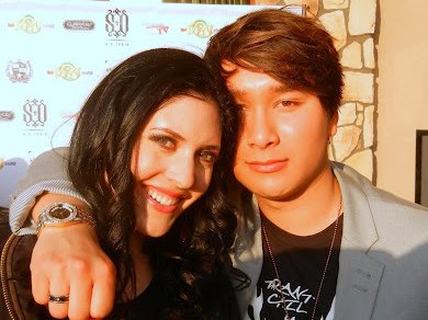 Rock Artist Kristen Faulconer at The Izzy Show Premier photo taken by George McQuade III