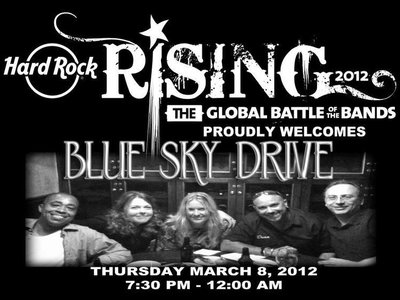 Thurs., 3/8 2012 Battle of the Bands - Hard Rock Cafe Hollywood, FL