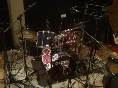 During recording of the DemoNStrumble EP. Don't mess with SM, he'll git the black taxis on ye!