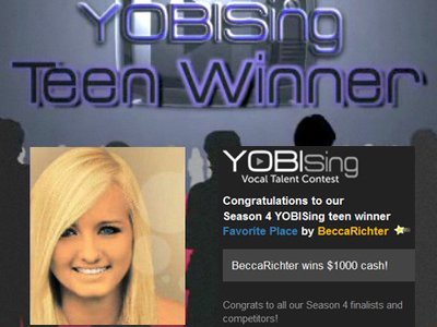 Grand Prize Winner of YobiSing (Original Song) Contest