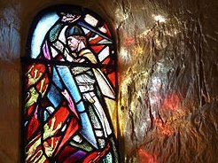 The window of Sir William Wallace, St. Margaret's Chapel, Scotland