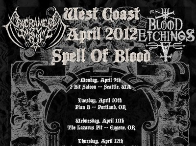 Spell of Blood Tour April 2012