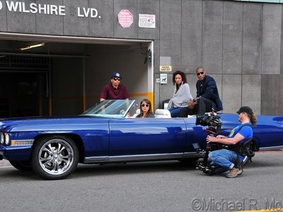 @ the set of my SUPASTAR video