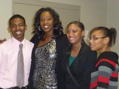 Jackie & Students from Jonesboro High School in Jonesboro, Louisiana