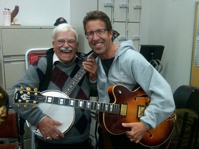 with Sammy Nestico, legendary arranger/composer to Count Basie. (March 2012)
