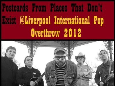 A poster for Postcards' gig at IPO Liverpool 2012 at The Cavern Club on Wednesday, May 16th 2012.