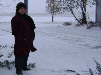 Marina in Dec 2010 in the Indiana snow.