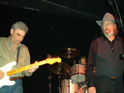 My late friend Chris Holzhaus with Augie Meyers at Sam's Burger Joint-Nov 18th,2007