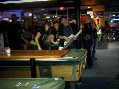 Dave with the Key City Roller Derby Girls - 3/15/12