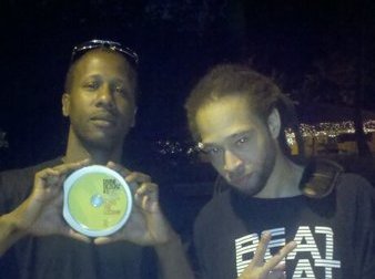 Me an Floyd The Locsmif chillin at his album release party in the A.