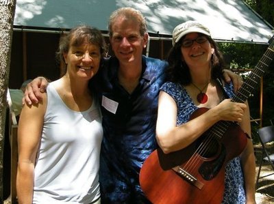 with snocones bandmates nancy bierman and art champagne