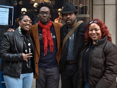 BackSpin Muiq after The Super Bowl Village Show