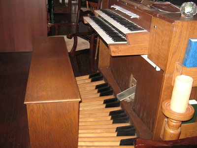 Pipe Organ side View.