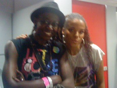 Remi F with Ms Dynamite @ UK Black pride London, August 2011