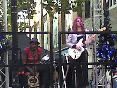Croydon Christmas Lights switch on Event, South London U.K. December 2011