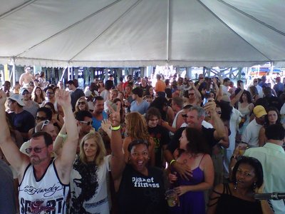 View from the stage at Conch House St Augustine