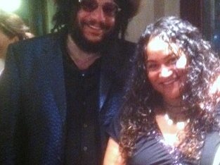 Ana and Don Was at the Concert of Colours. 2011.
