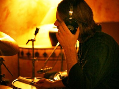 Derek Mixon in the studio