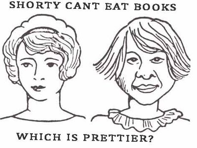 shorty cant eat books photo