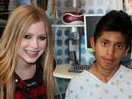 This is my friend Avril Lavigne visiting Evan(and other kids)in the hospital!She sent this last nite