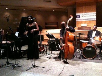 Jackie and Trio performing at the IWJ Women in Jazz Festival 2012 in NYC