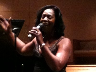 Jackie Greggs feeling-it at the IWJ Women in Jazz Festival 2012 in NYC