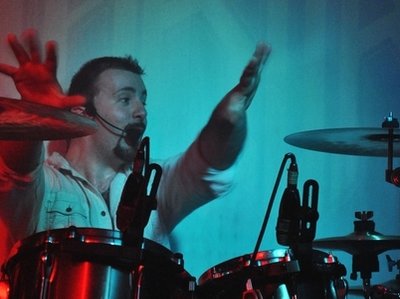 Umberto, the drummer - Closer club Roma 24 Feb 2012