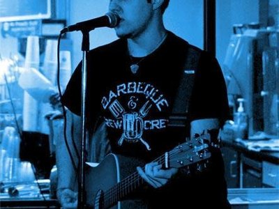 Performing at the Info Junction in Nacogdoches in 2005.